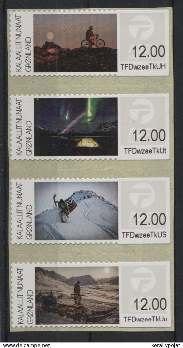 Greenland - 2016 Landscapes Strip MNH__(TH-23216) - Ongebruikt