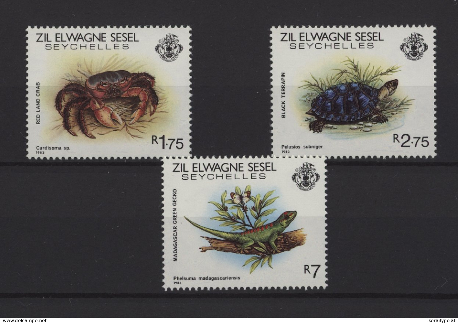 Zil Elwagne Sesel - 1983 Animals MNH__(TH-25225) - Seychelles (1976-...)