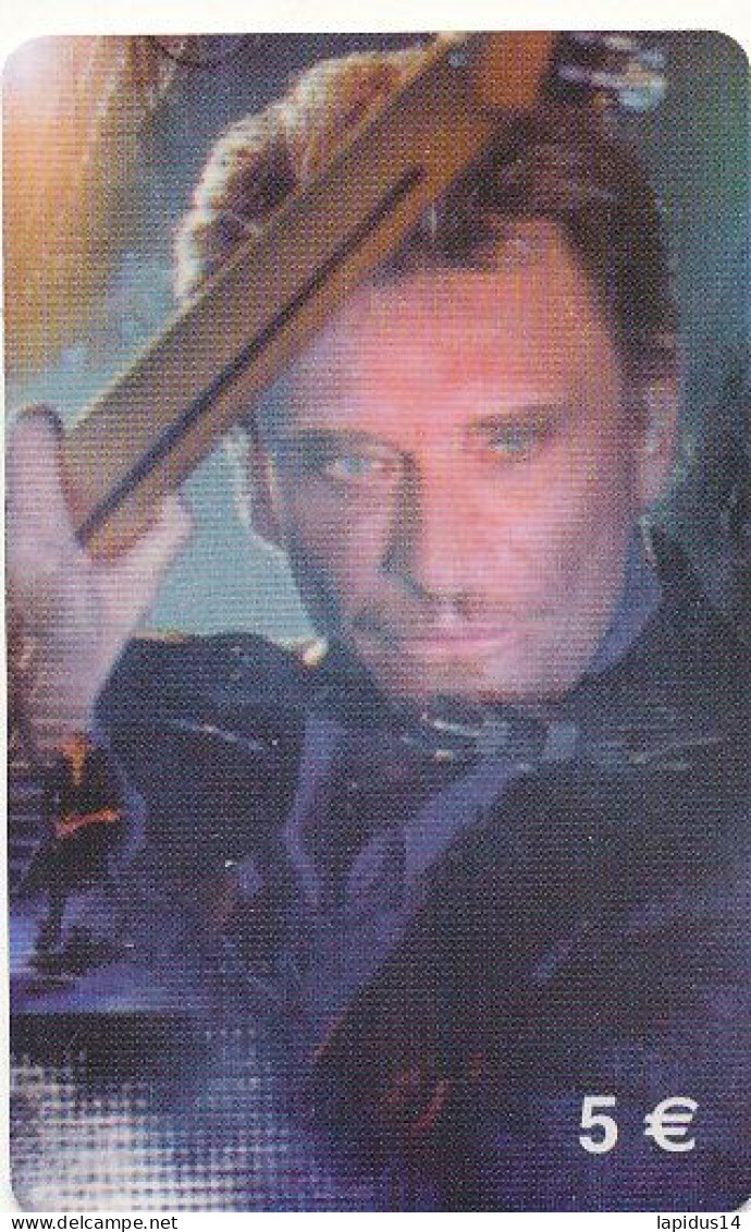 TE 45 / TELECARTE JOHNNY HALLIDAY   TIRAGE 500 EX - Cultural