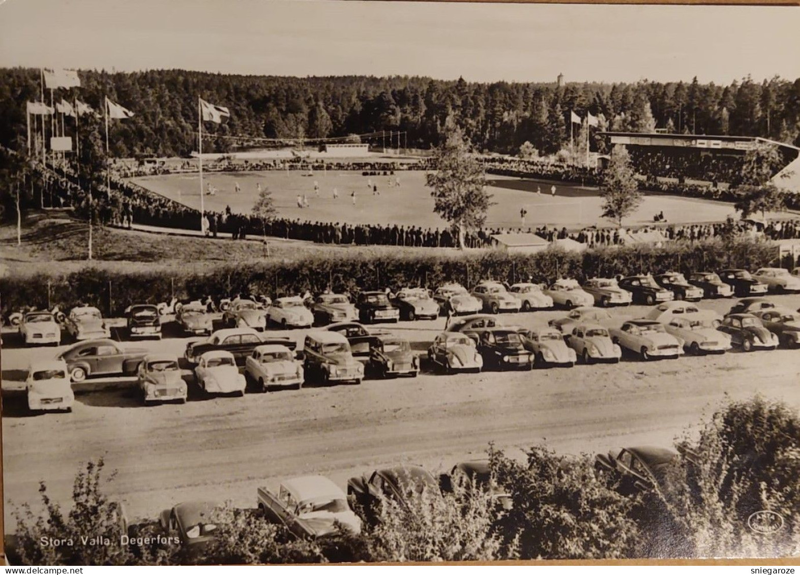 Postcard Stadium Stora Valla, Degerfors Sweden - Stadio Stade Stadio Estadio - Stadien