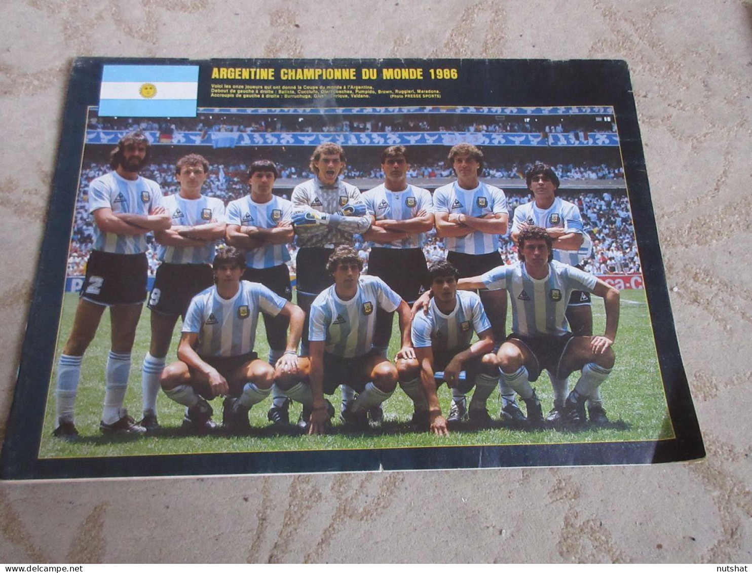 FRANCE FOOTBALL 2101 15.07.1986 TOULOUSE MARADONA STOPYRA Jose Luis BROWN        - Other & Unclassified