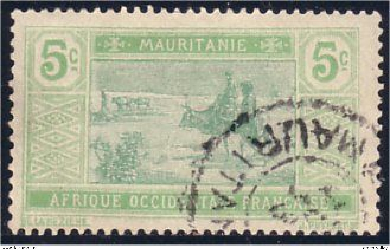 372 AOF Mauritanie 5c Vert (f3-AEF-78) - Nuevos