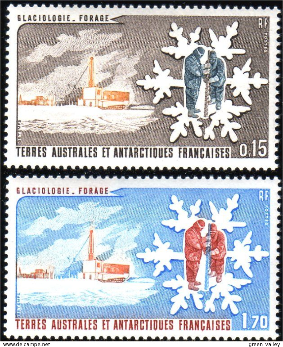 388 TAAF FSAT Glaciologie Glacier Glaciology MNH ** Neuf (f3-TAF-37a) - Ungebraucht