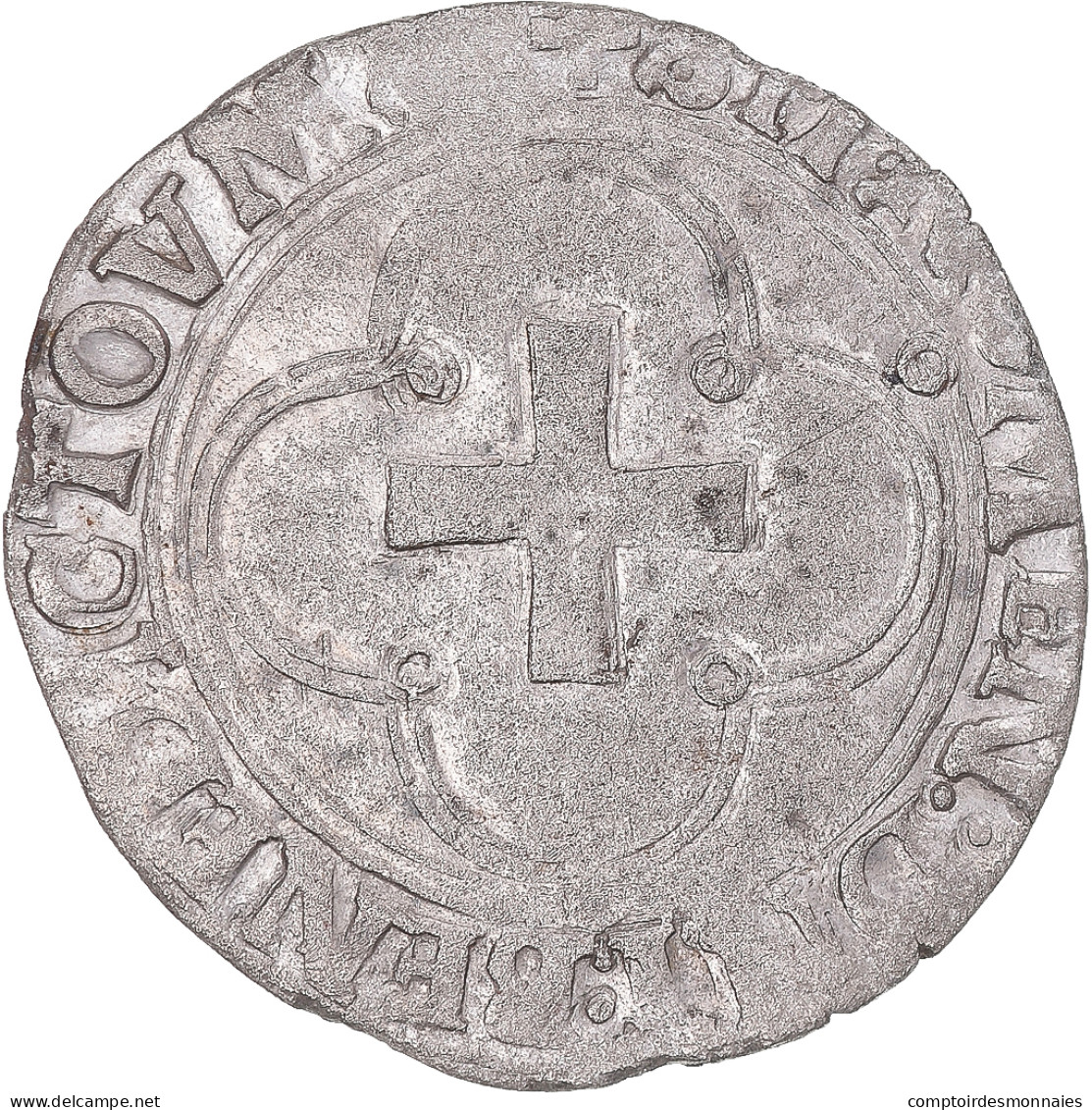 Monnaie, France, François Ier, Douzain à La Croisette, 1515-1547, Toulouse - 1515-1547 Franz I. Der Ritterkönig