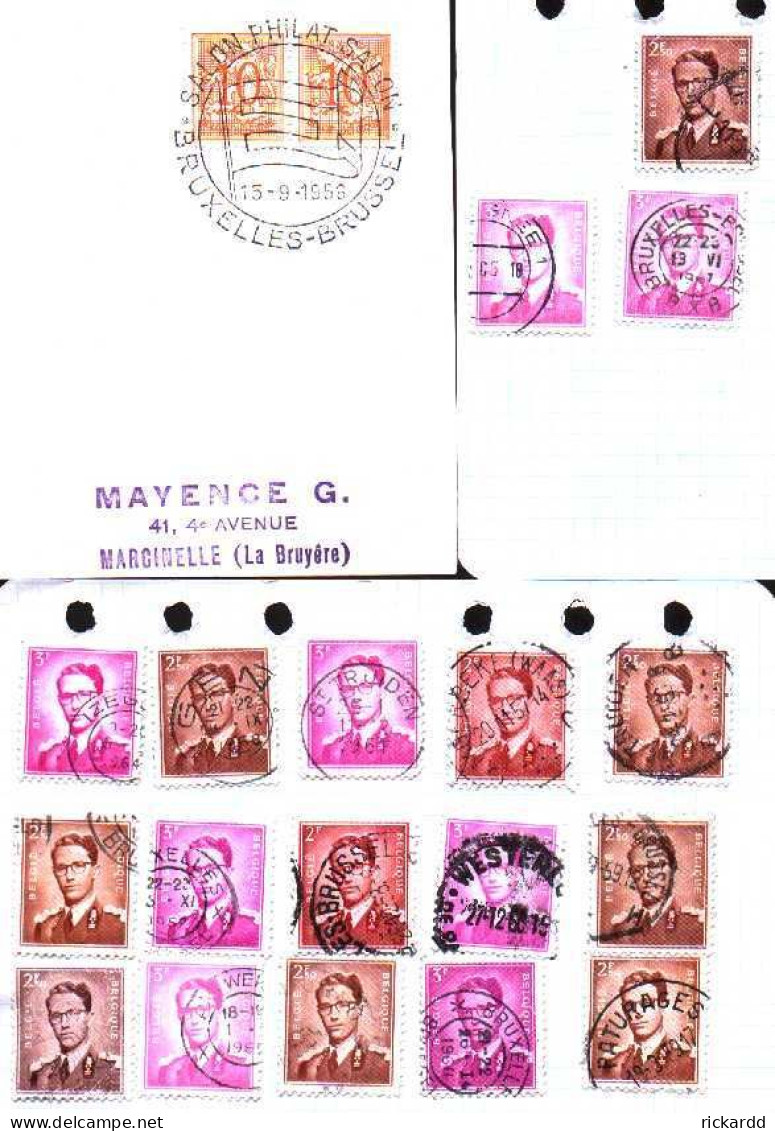 Stamps From Belgium - Oblitérés