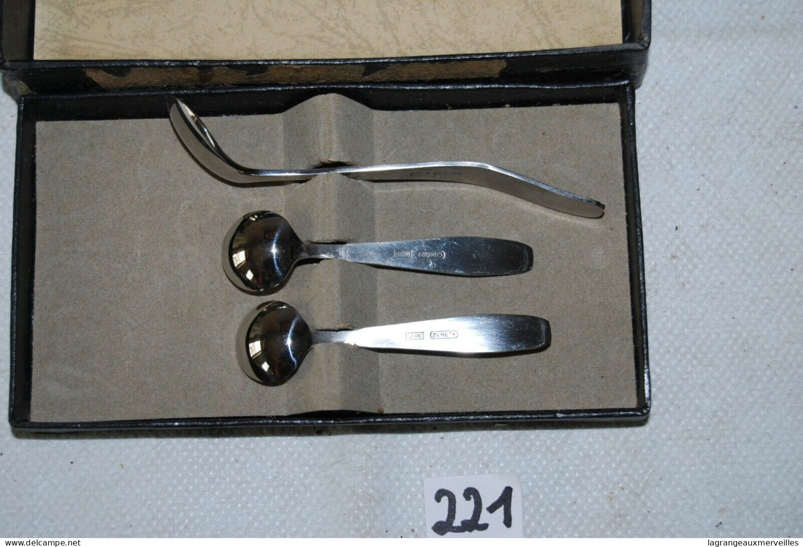 C221 Art De La Table - Ensemble De 3 Cuillères De Collection Zilmeta - Spoons