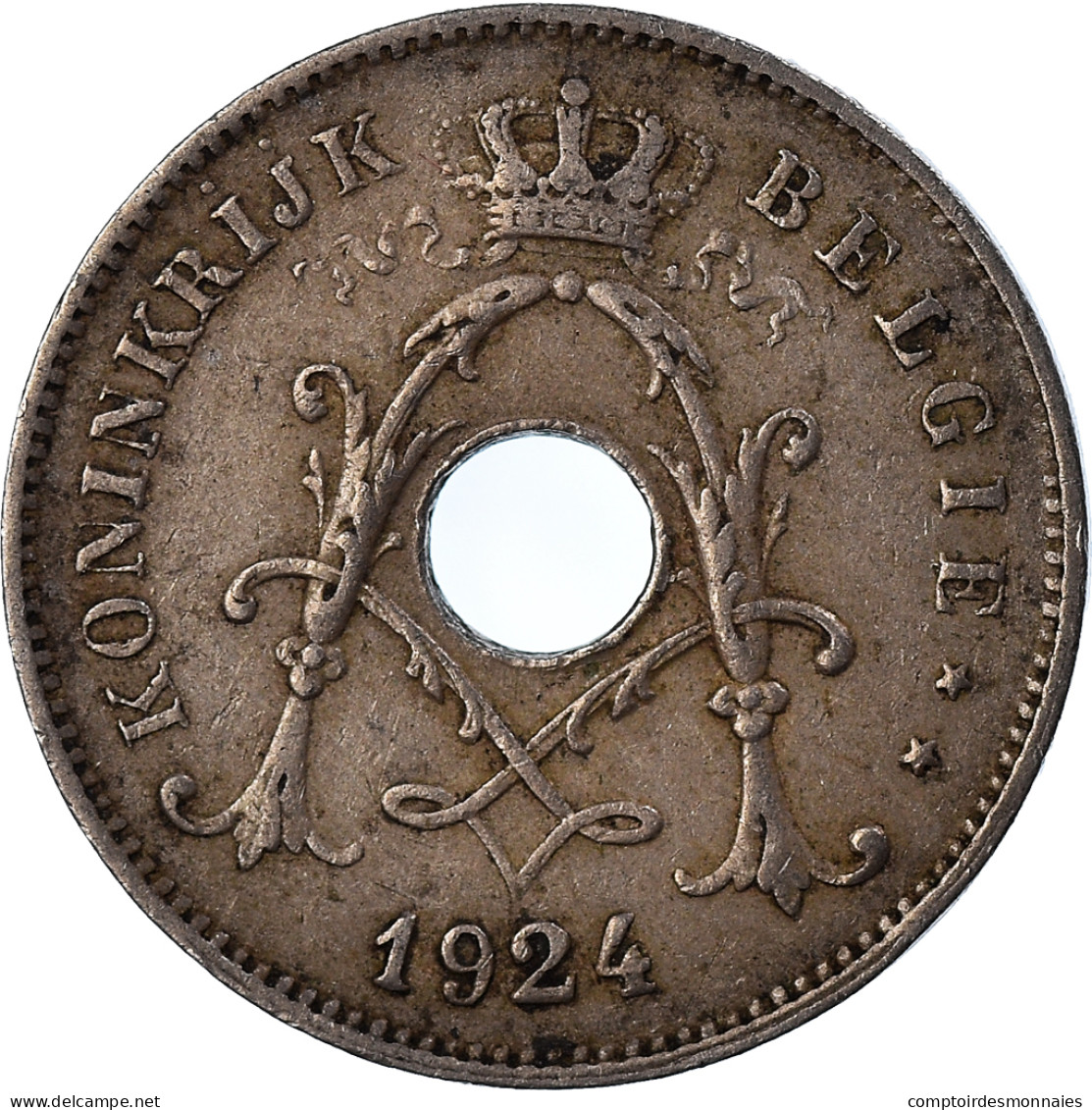 Monnaie, Belgique, 10 Centimes, 1924 - 10 Cent