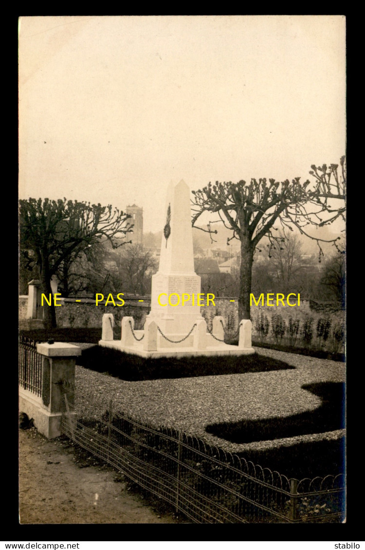 78 - MAULE - LE MONUMENT AUX MORTS - CARTE PHOTO ORIGINALE - Maule