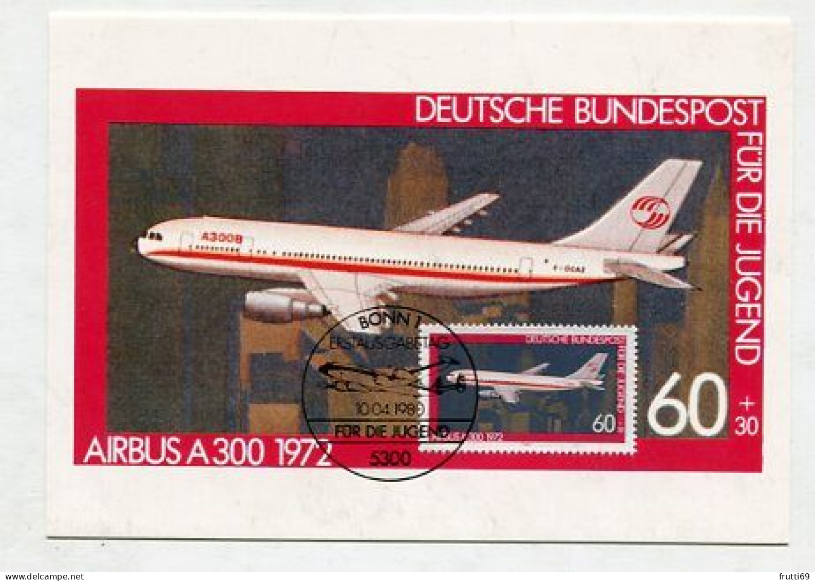 MC 211841 GERMANY - 1980 - Für Die Jugend - Airbus A 300 - 1961-1980