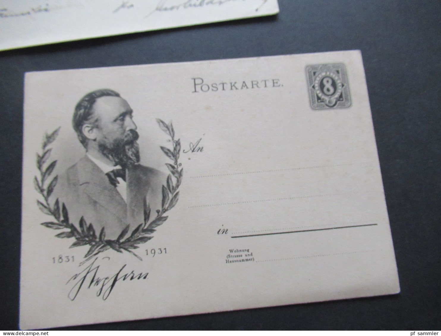 DR Heinrich V. Stephan Sonder GA P 211 Ungebraucht Und 1x Mit Tagesstempel / Gitterstempel Osnabrück 1931 - Postkarten