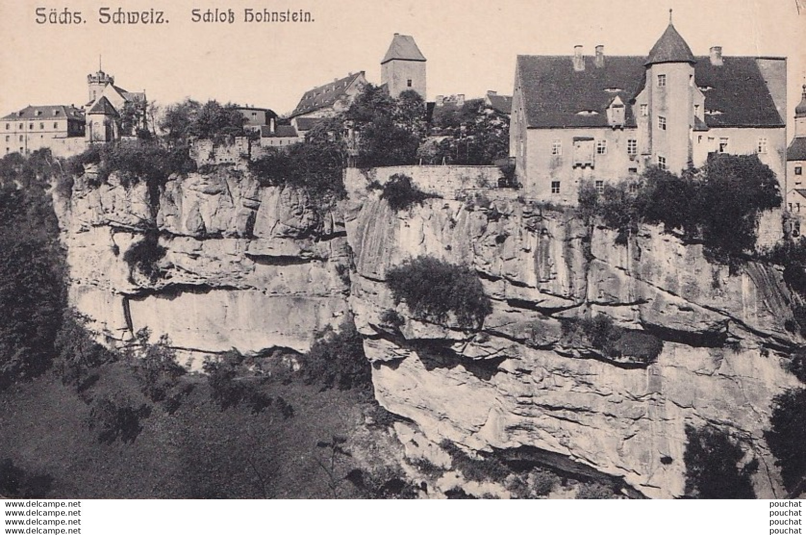 J15- SACHS - SCHWEIZ - SCHß HOHNSTEIN -  ( 2 SCANS ) - Hohnstein (Saechs. Schweiz)