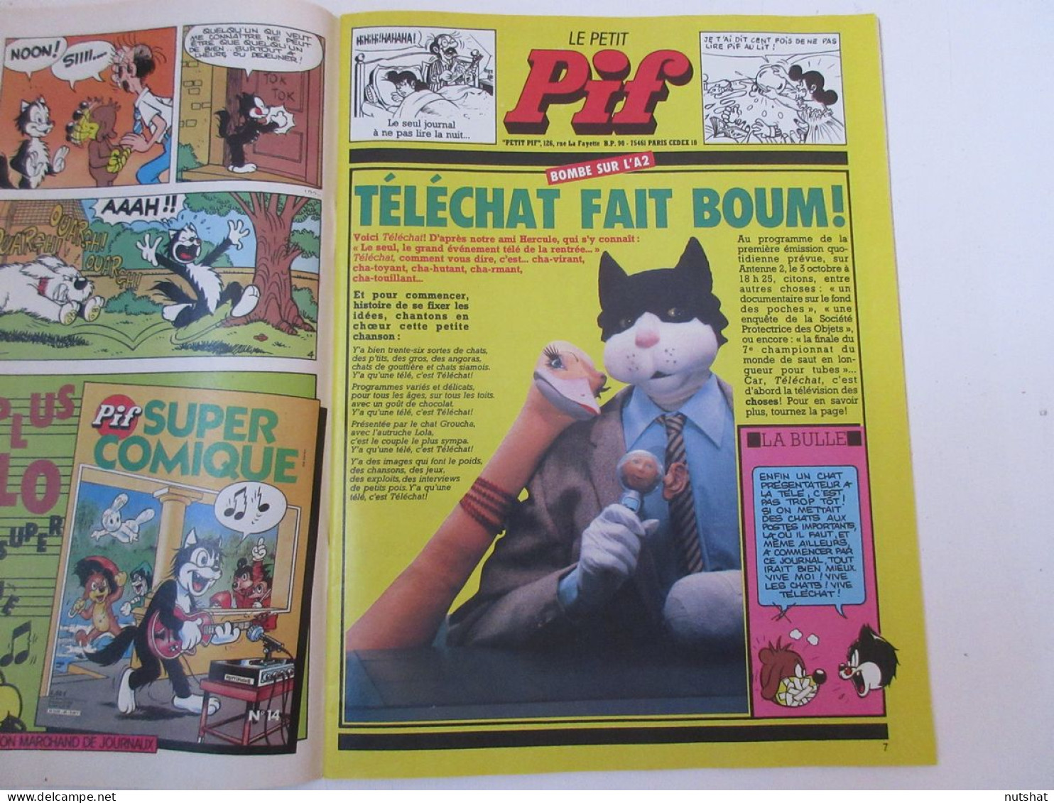 PIF GADGET 757 09.1983 TELECHAT FOOTBALL Le GARDIEN De BUT MANIVELLE De GOUX - Vaillant