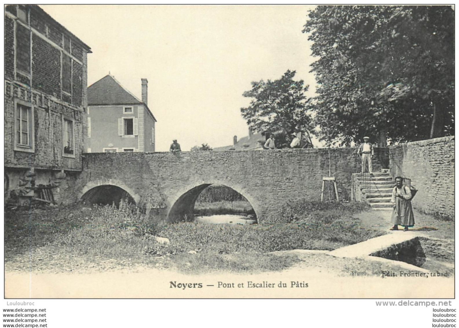 NOYERS SUR SEREIN PONT ET ESCALIER DU PATIS - Noyers Sur Serein