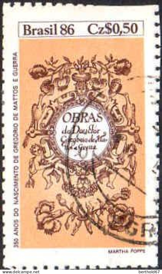 Brésil Poste Obl Yv:1808/1809 Journée du livre (Dents courtes)