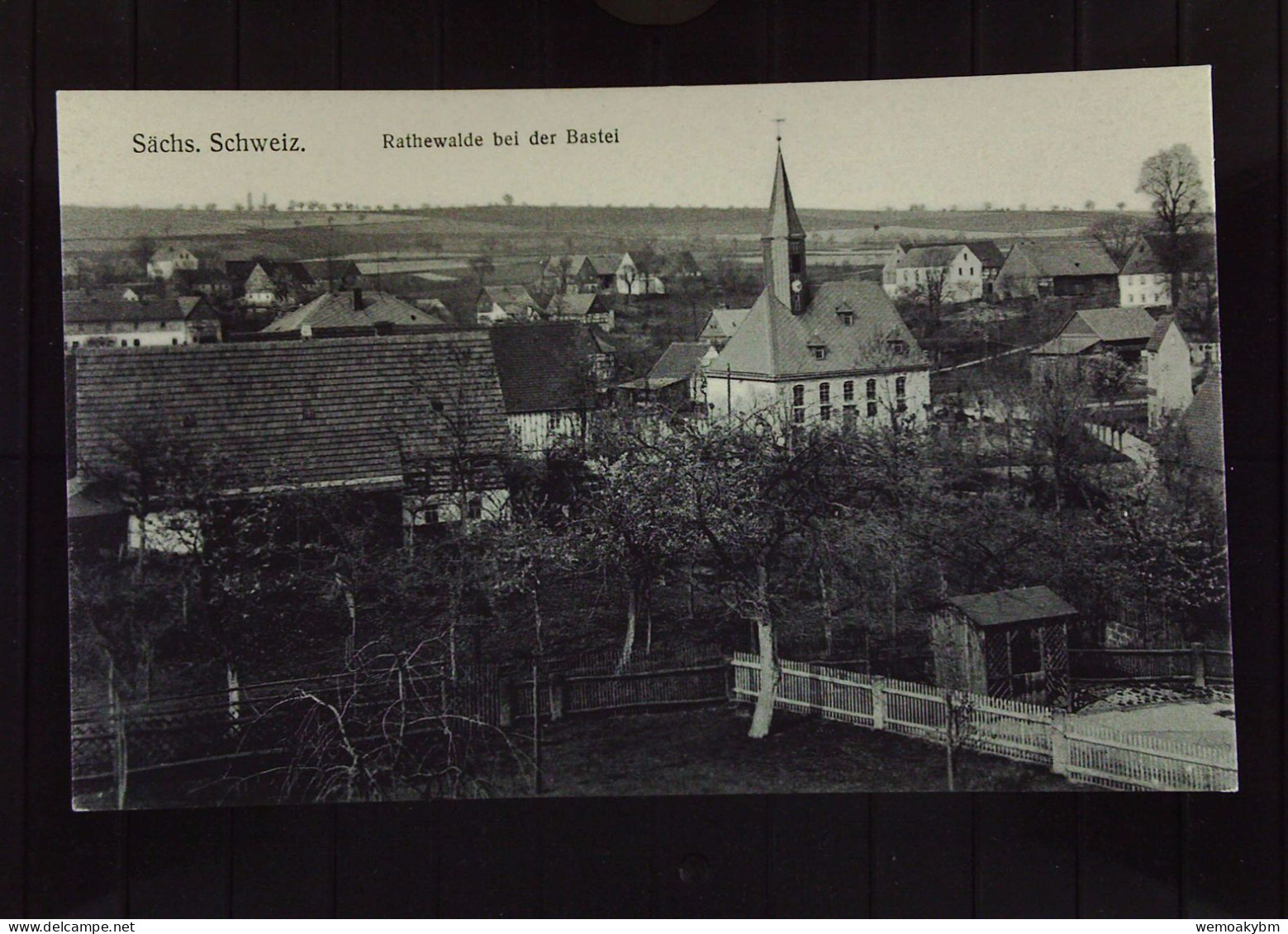 DR:  Ansichtskarte Von Rathewalde Bei Der Bastei - Nicht Gelaufen, Aus 1925 - Hohnstein (Saechs. Schweiz)