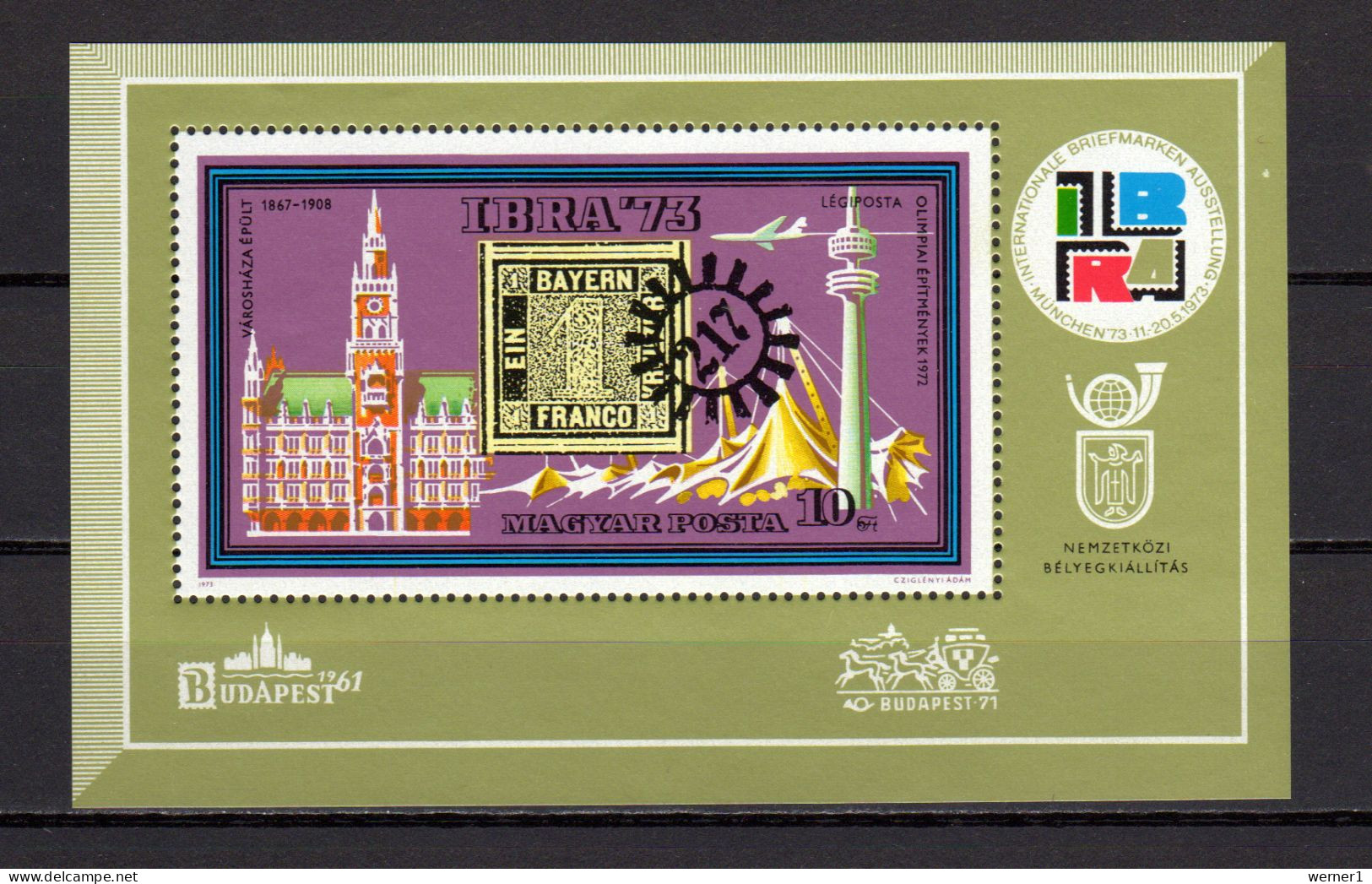 Hungary 1973 Olympic Games Munich, IBRA '73 S/s MNH - Zomer 1972: München