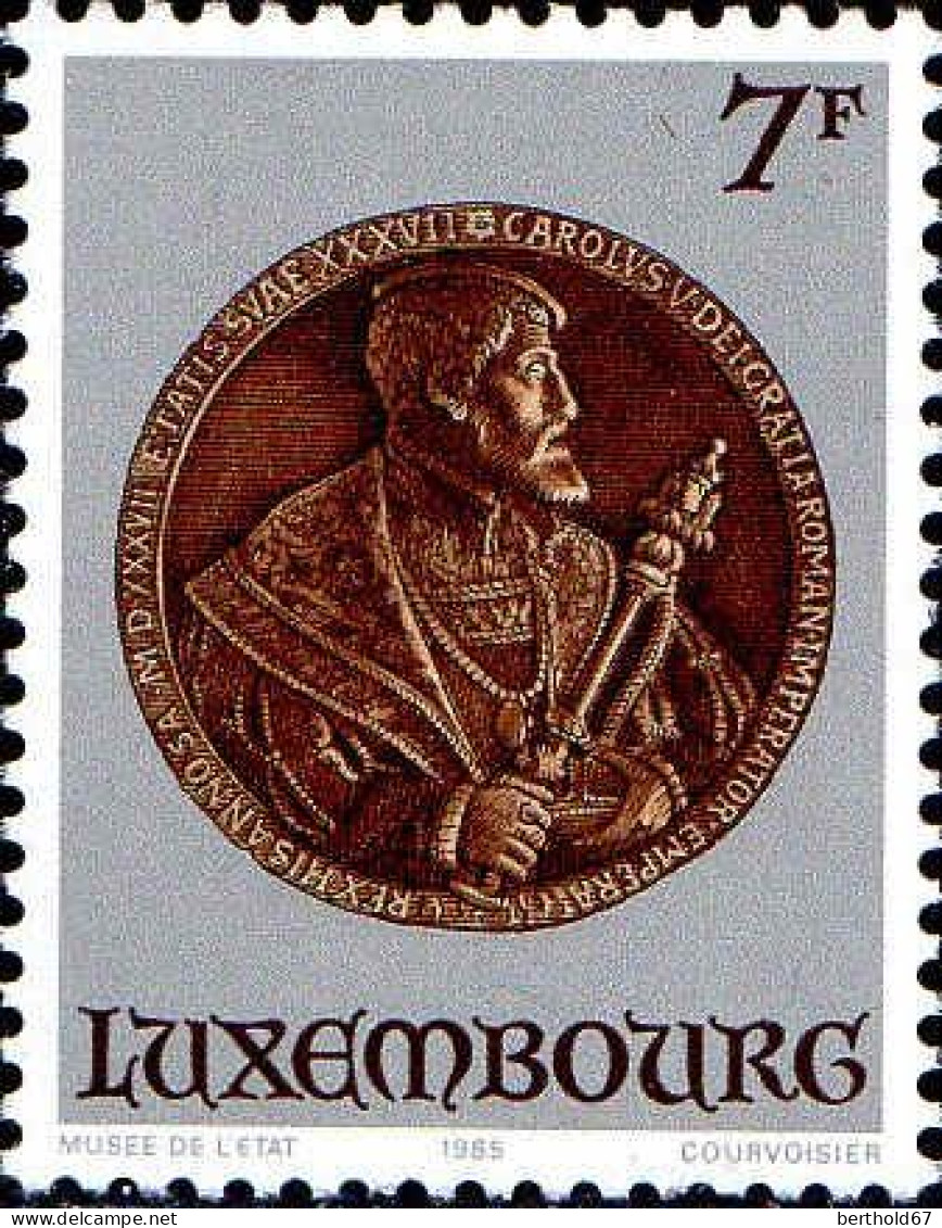 Luxembourg Poste N** Yv:1068 Mi:1118 Empereur Charles V - Ongebruikt