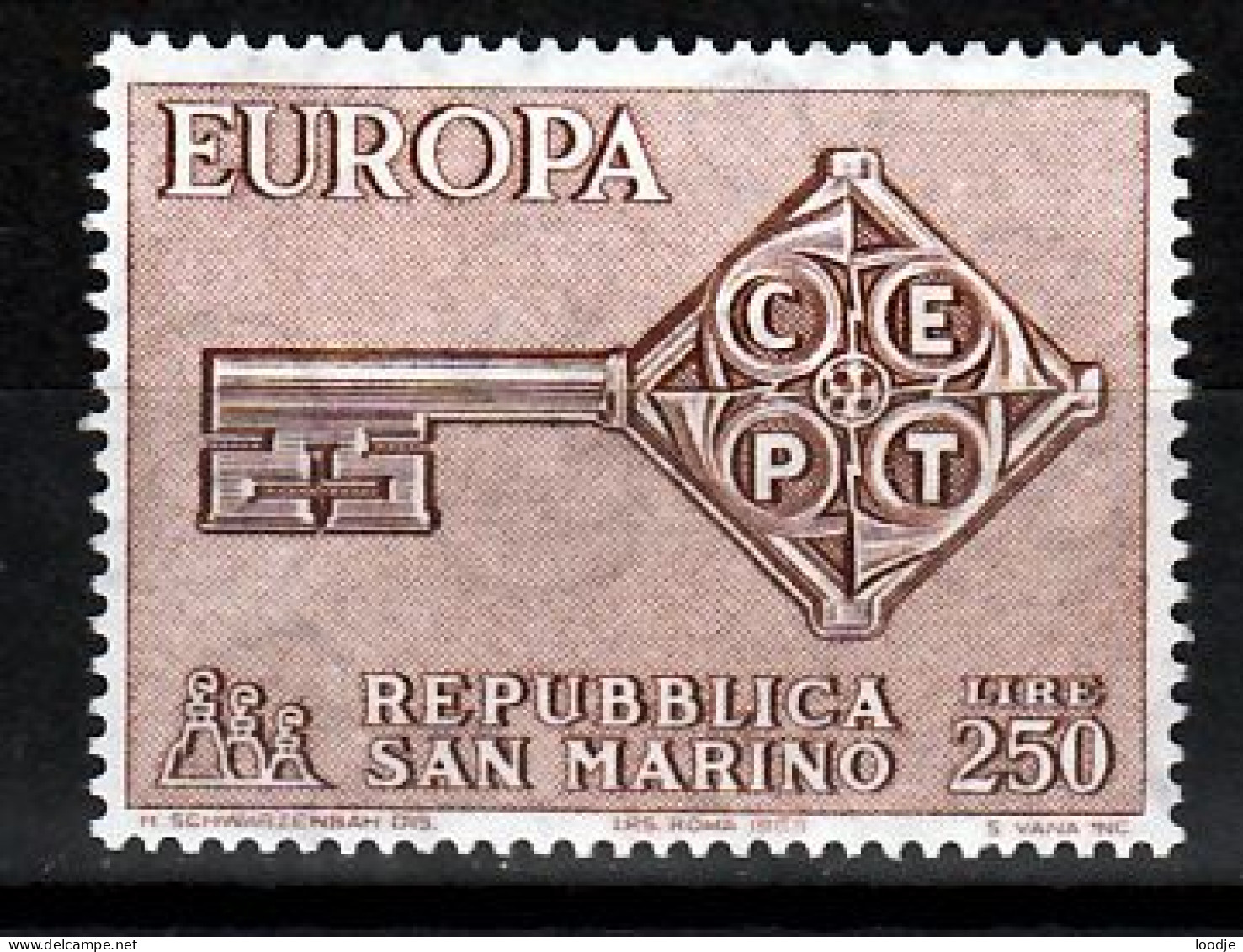 San Marino  Europa Cept 1968 Postfris - 1968