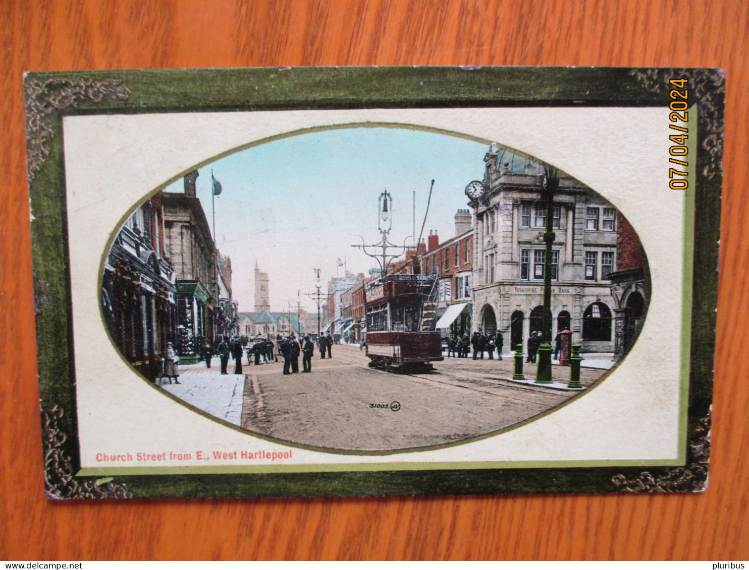 TRAM , CHURCH STREET FROM E WEST HARTLEPOOL , 19-1 - Hartlepool