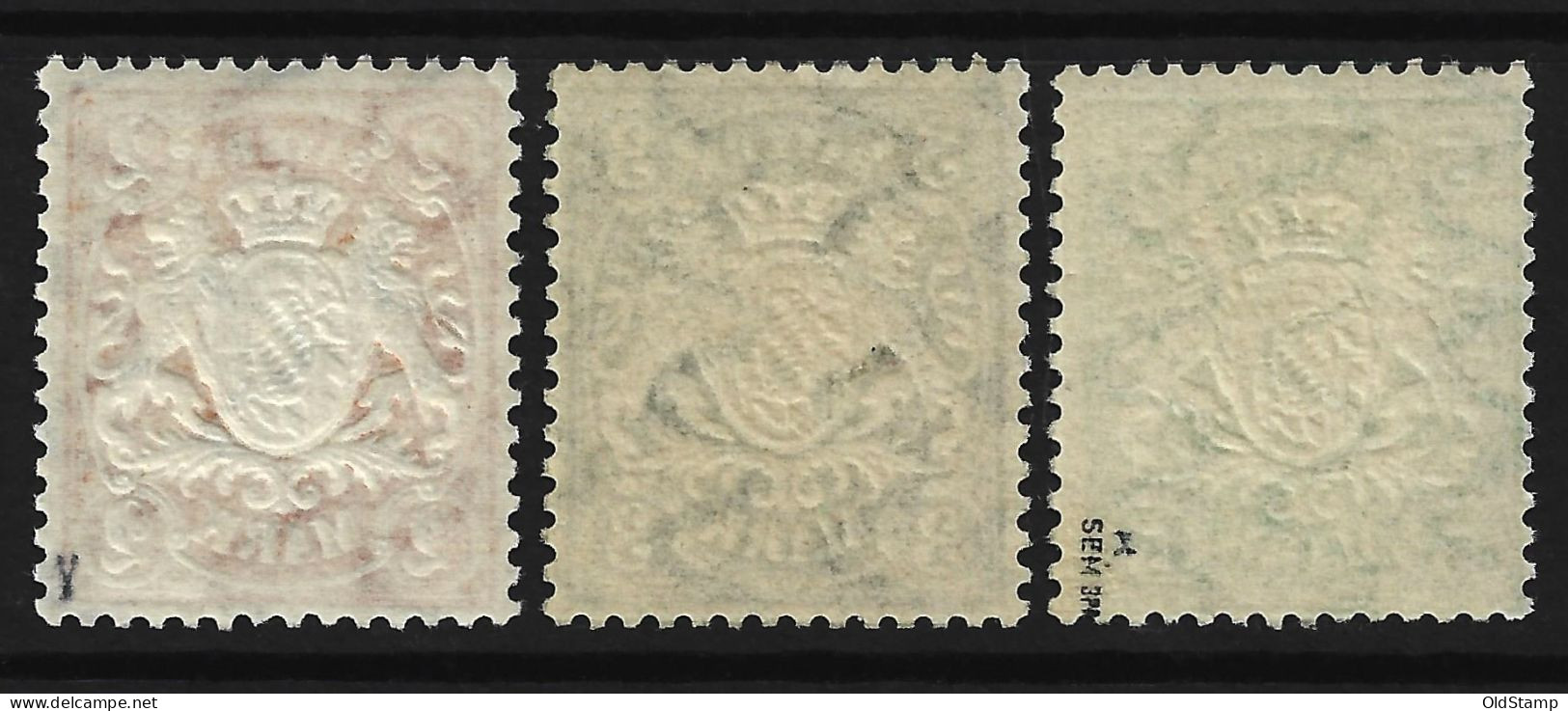 BAYERN 1890 Mi.# 64, 69-70 MNH ** BPP Signed Postfrisch / Allemagne Alemania Altdeutschland Old Germany - Ungebraucht