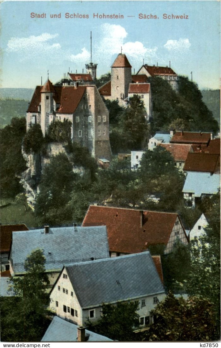 Stadt Und Schloss Hohnstein - Hohnstein (Saechs. Schweiz)
