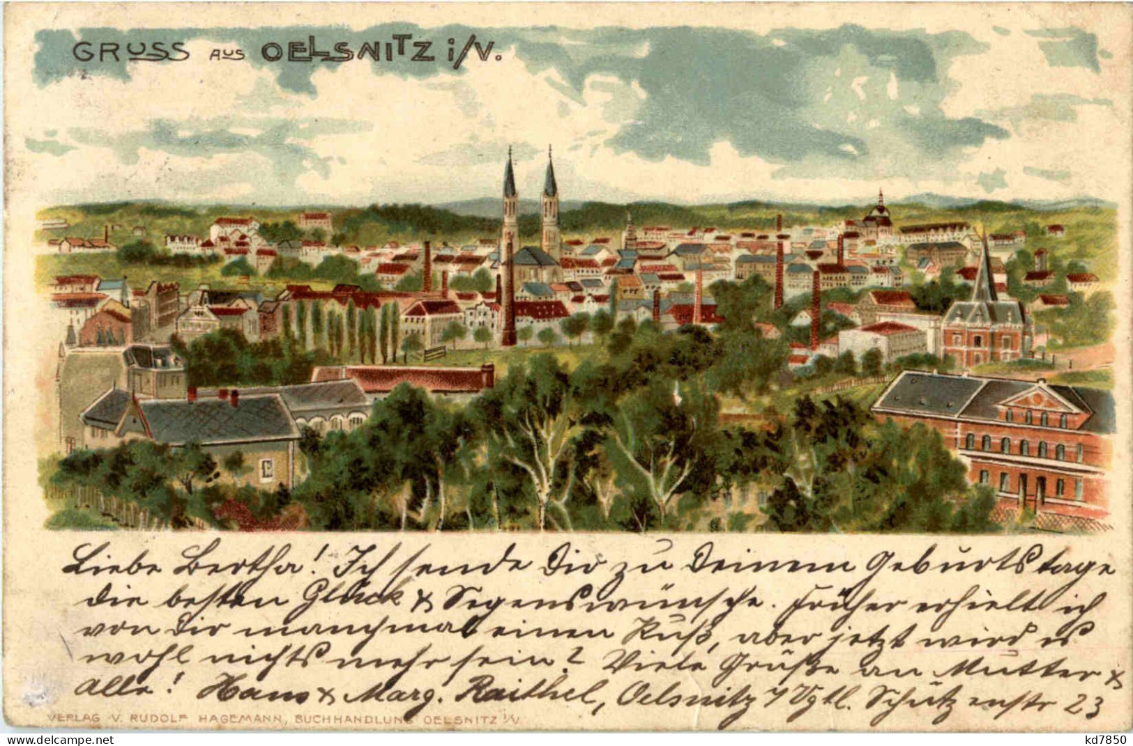 Gruss Aus Oelsnitz - Litho - Oelsnitz I. Vogtl.