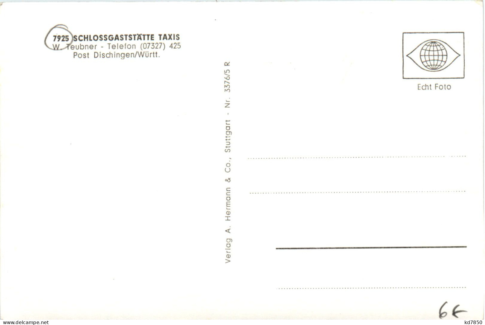 Dischingen - Schlossgaststätte Taxis - Heidenheim