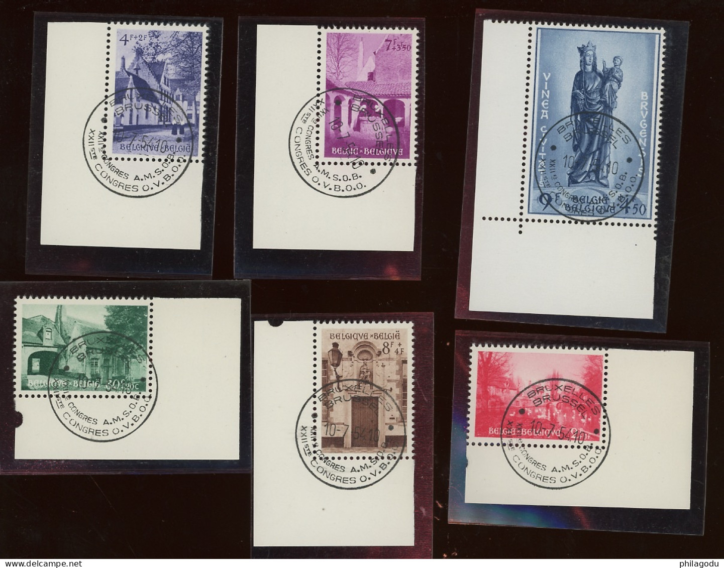 946/951. Ø Spéciale. Superbe Avec Gomme.  Beguinhof Brugge - Used Stamps