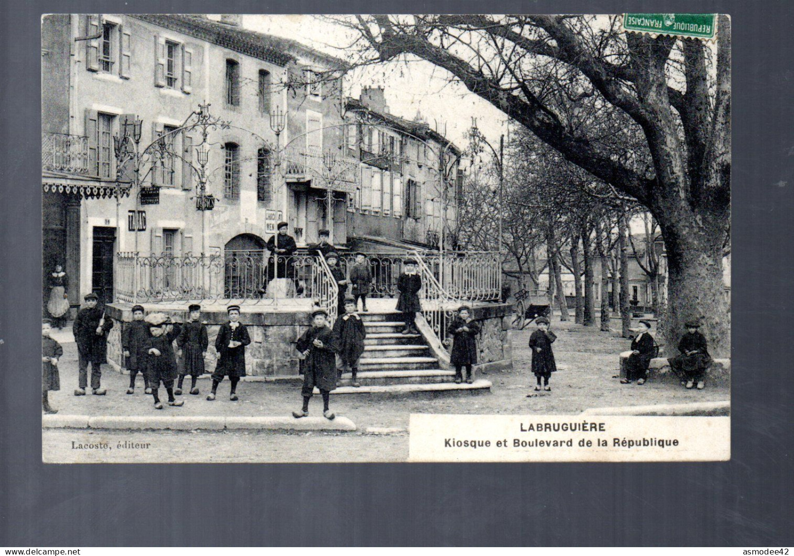 LABRUGUIERE KIOSQUE ET BOULEVARD DE LA REPUBLIQUE - Labruguière