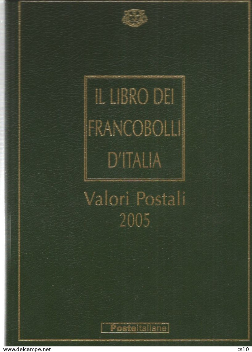 2005 Valori Postali - Libro Annata Francobolli D'Italia - PERFETTO - CON TUTTE LE TASCHINE APPLICATE -SENZA FRANCOBOLLI - Pochettes