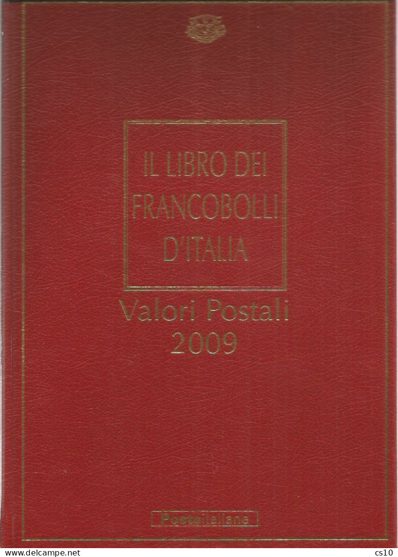 2009 Valori Postali - Libro Annata Francobolli D'Italia - PERFETTO - CON TUTTE LE TASCHINE APPLICATE -SENZA FRANCOBOLLI - Vollständige Jahrgänge