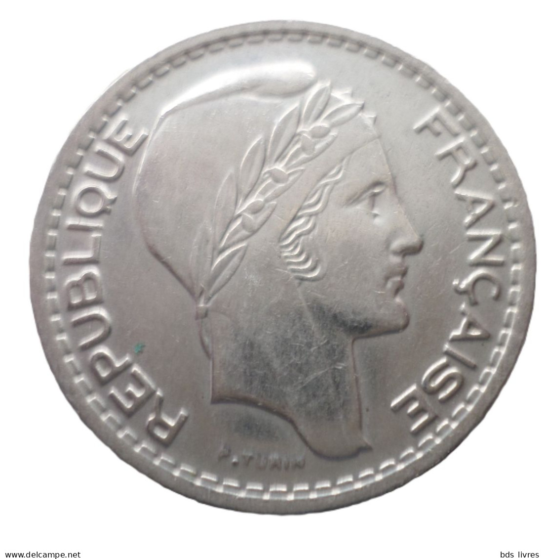 FRANCE.... 10 Francs Turin  Cupronickel, Petite Tête -année 1947 B    Pièce Non Nettoyée - Et Patinée (voir Images) - 10 Francs