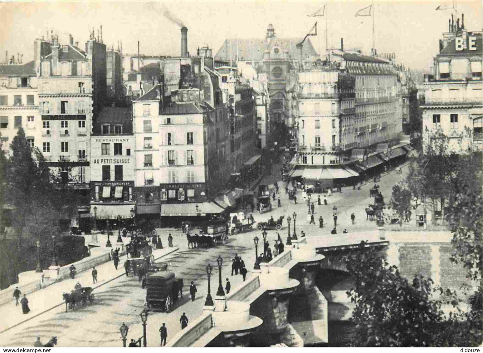 Reproduction CPA - 75 Paris - Le Pont Neuf Et Le Quartier De La La Samaritaine Qui N'occupe Encore Q'un Bâtiment - Paris - Zonder Classificatie