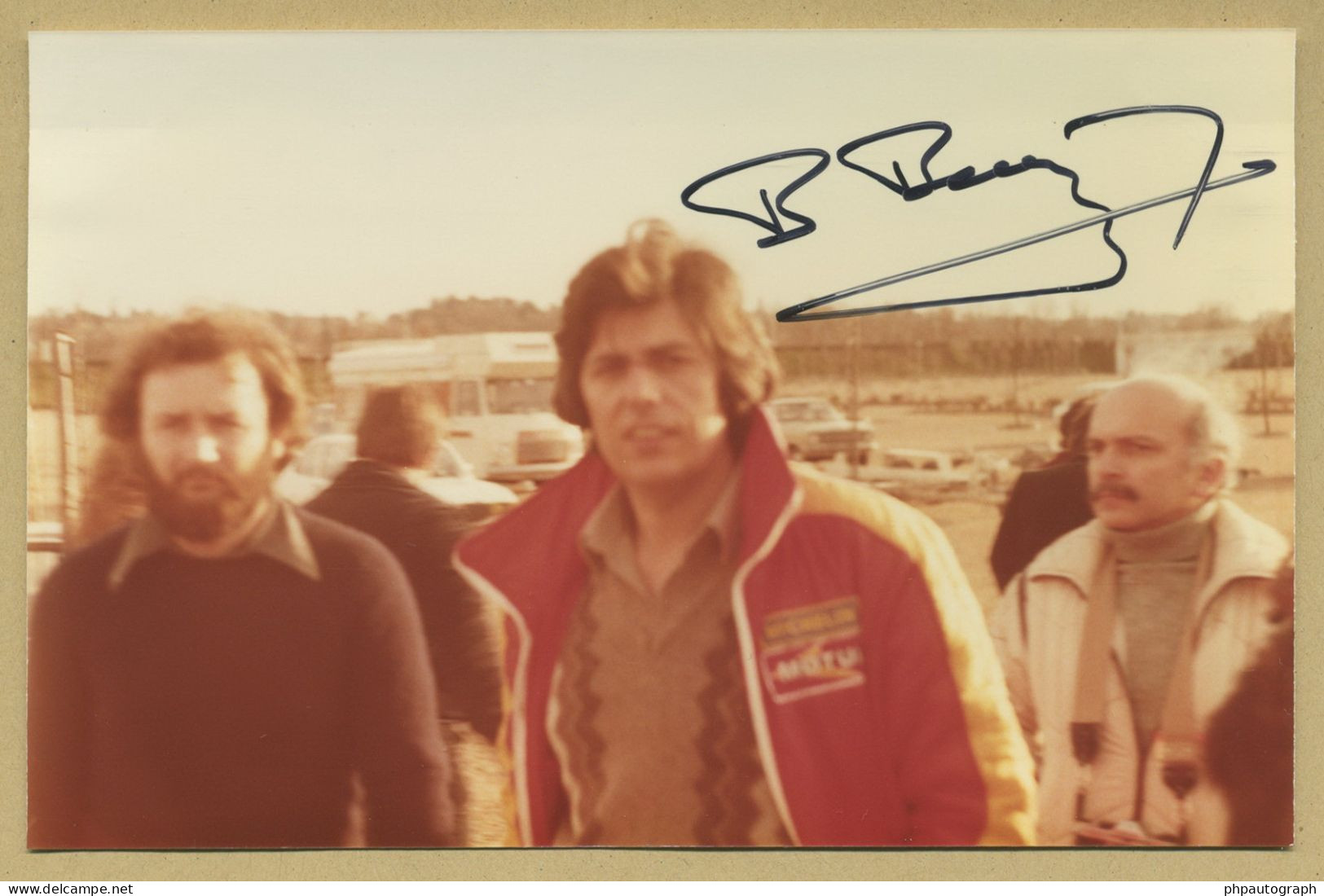 Bernard Béguin - Pilote De Rallye Français - Photo Signée En Personne - 1979 - Sportifs