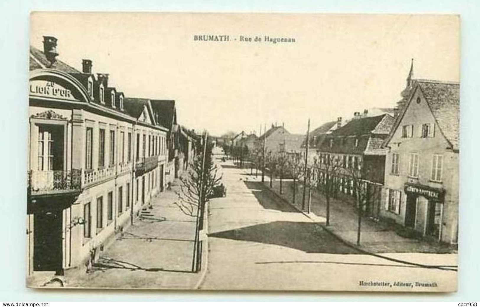 67.BRUMATH.RUE DE HAGUENAU - Brumath