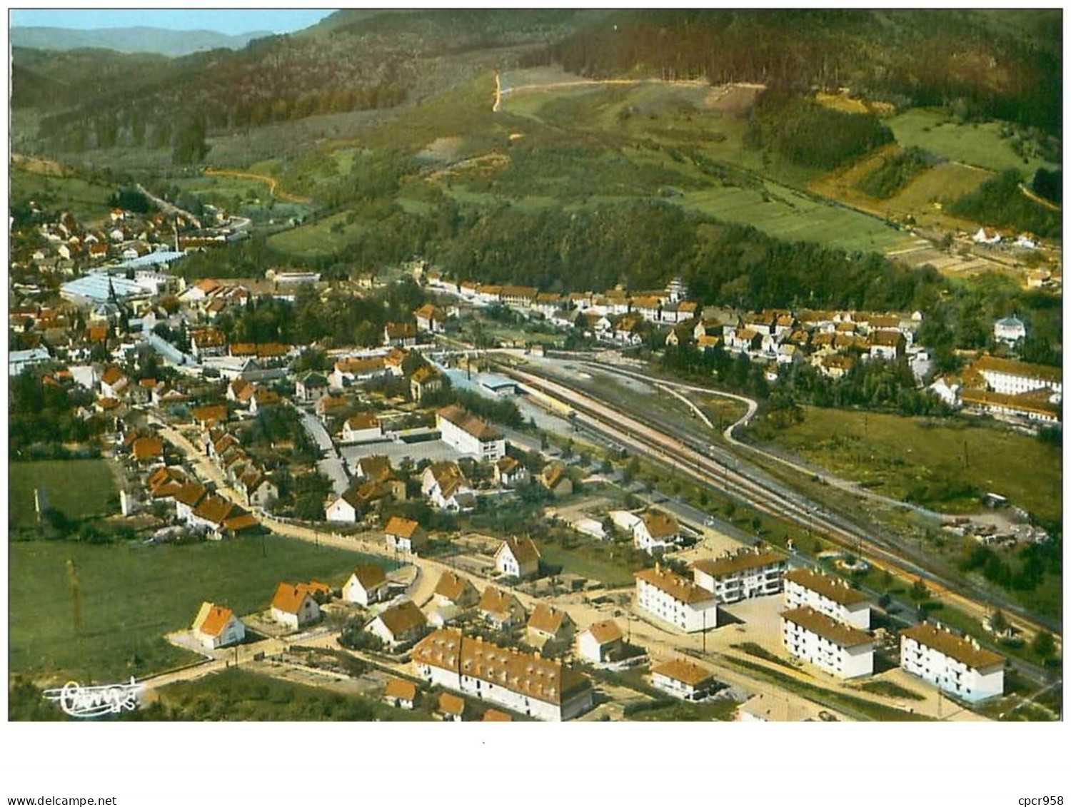 67.ROTHAU.n°22438.VUE GENERALE AERIENNE.CPSM. - Rothau