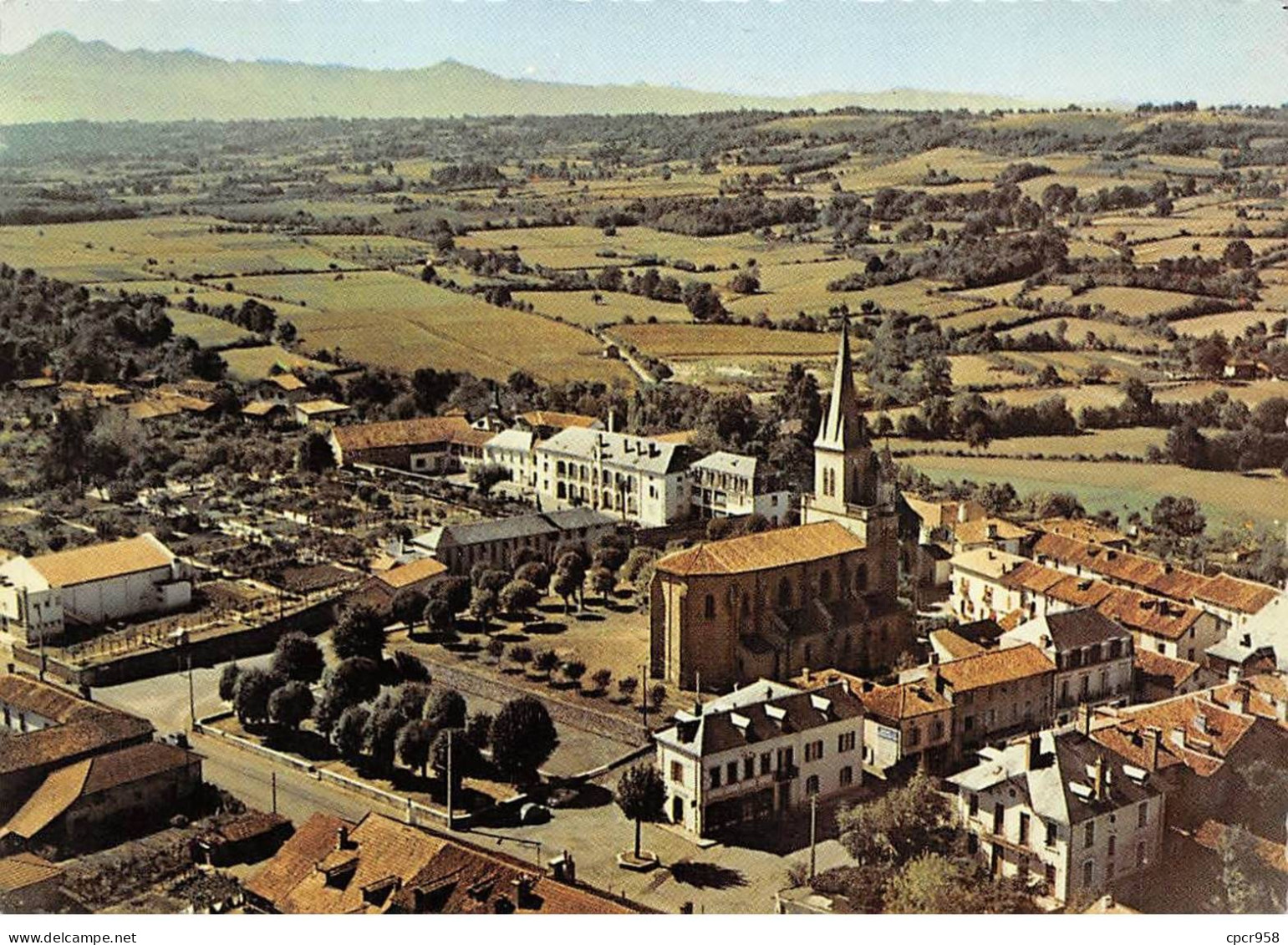 65 - GALAN - SAN29265 - L'Eglise - L'hospice - Chaîne Des Pyrénées - CPSM 15X10cm - Galan