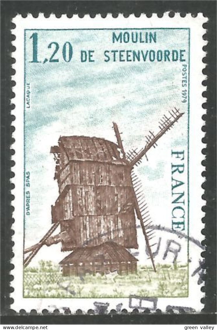 329 France Moulin Steenvoorde Windmill Windmuhle Molino Moinho Molen Mulino (621a) - Mühlen