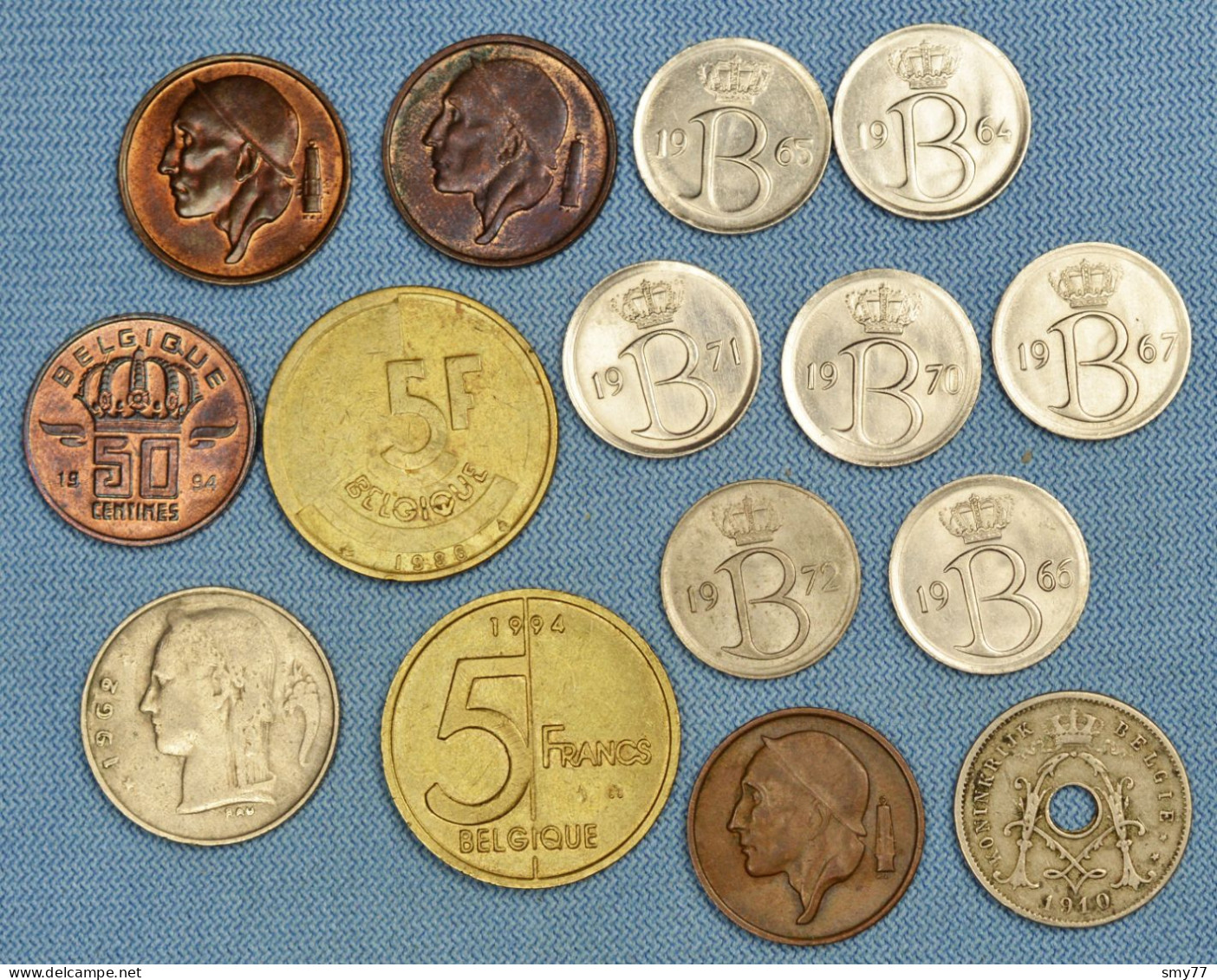 Belgique / Belgium ► Fautées - Error Coins ◄ Lot 15x • See / Voir Détails & Photos • [24-554] - Colecciones