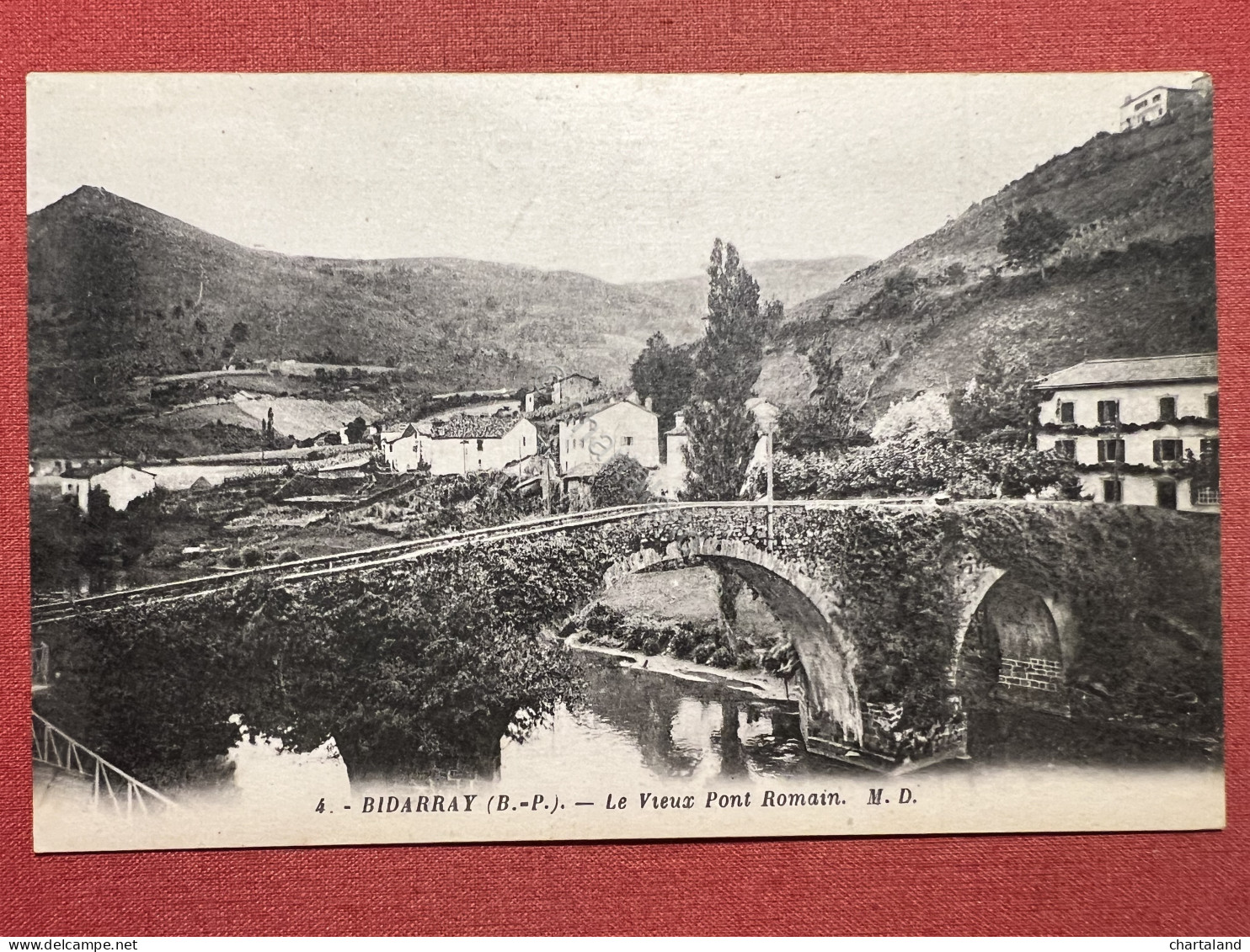Cartolina - Francia - Bidarray - Le Vieux Pont Romain - 1910 Ca. - Unclassified