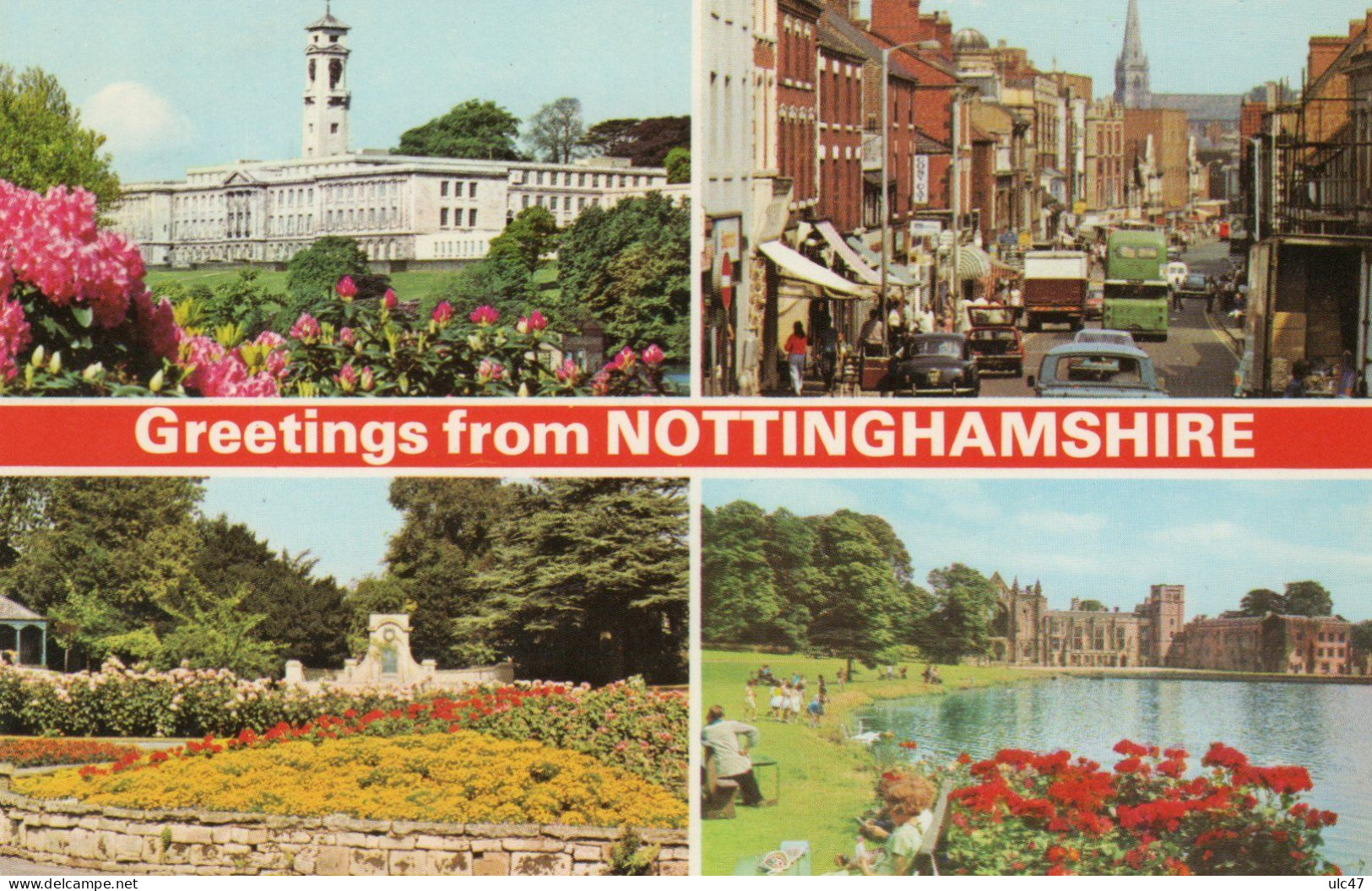 - Greetings From NOTTINGHAMSHIRE. - Scan Verso - - Other & Unclassified