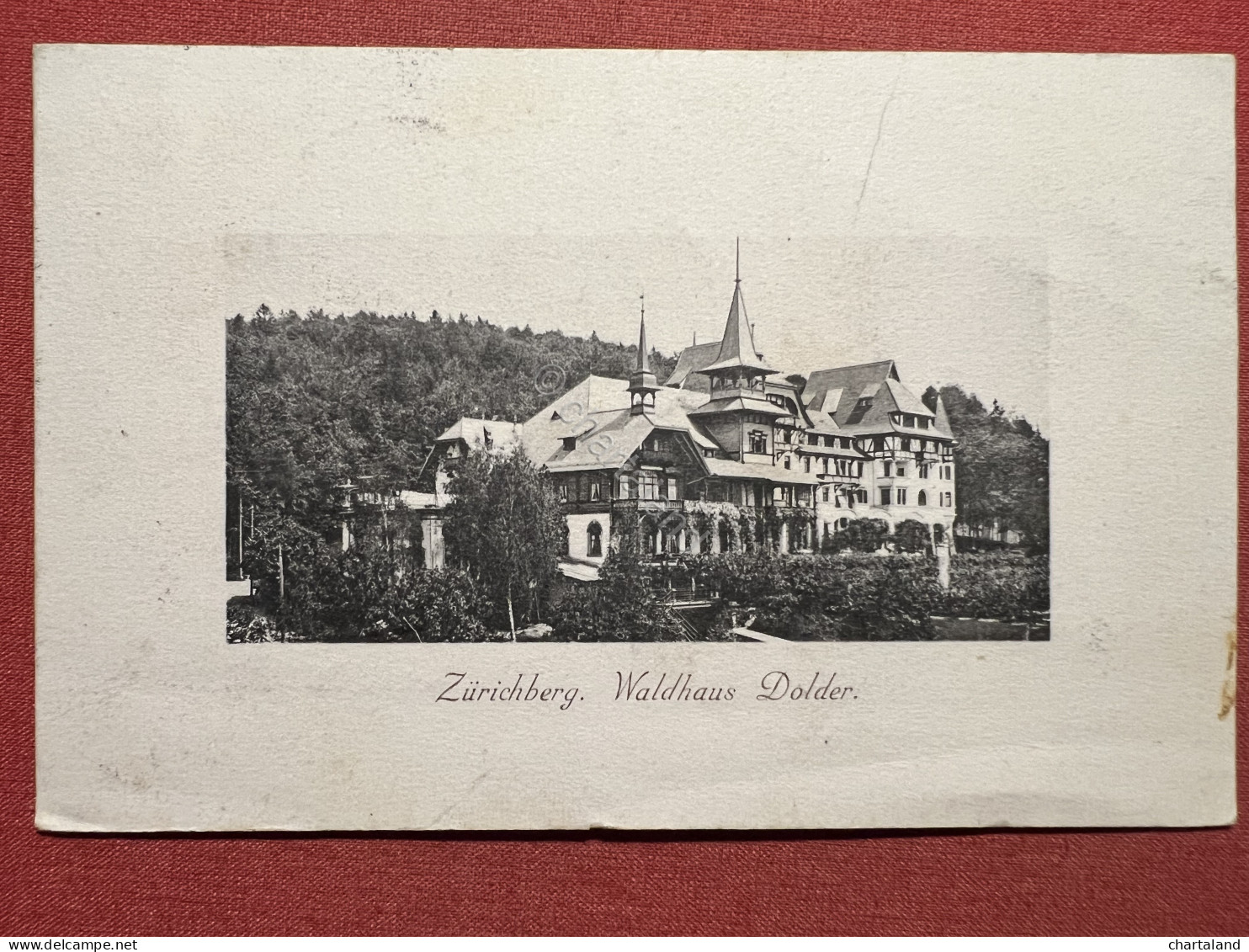 Cartolina - Switzerland - Zürichberg - Waldhaus Dolder - 1909 - Unclassified