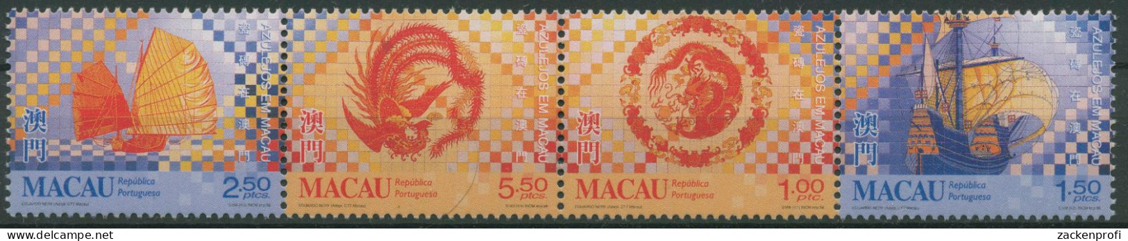 Macau 1998 Kachelbilder 997/00 ZD Postfrisch (G21141) - Ongebruikt