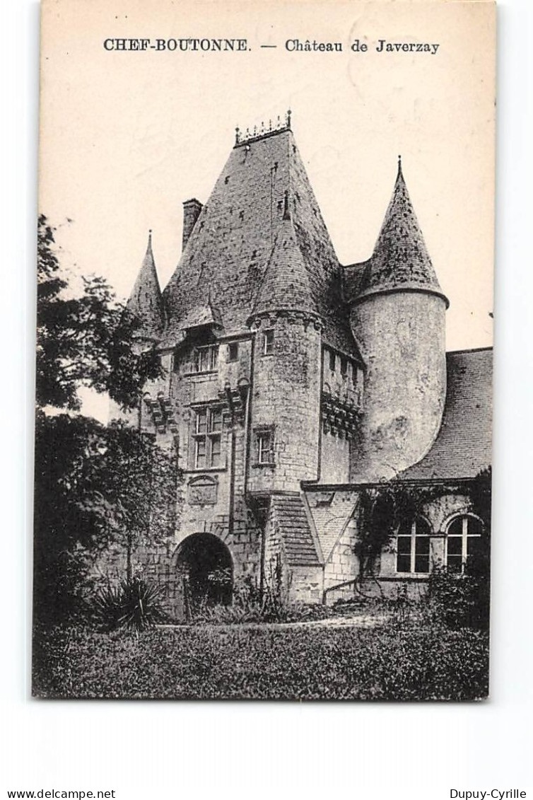 CHEF BOUTONNE - Château De Jarverzay - Très Bon état - Chef Boutonne