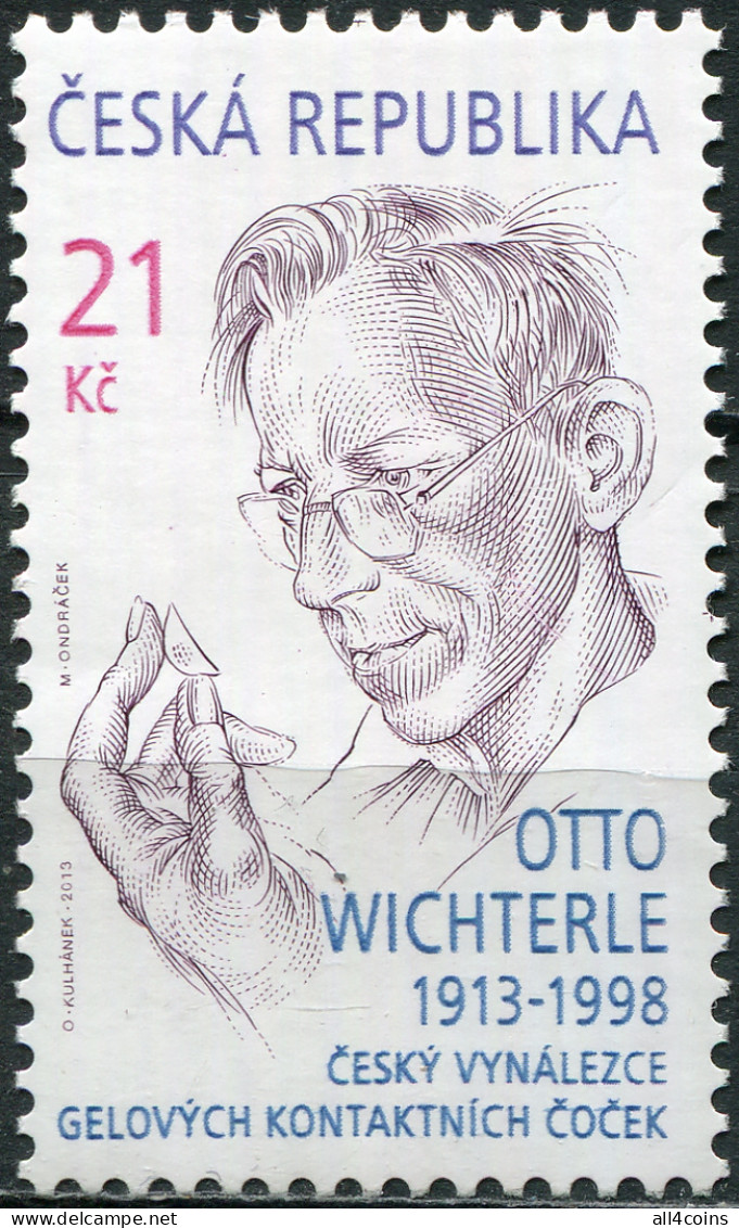Czech Republic 2013. Otto Wichterle, Inventor Of Contact Lenses (MNH OG) Stamp - Nuevos