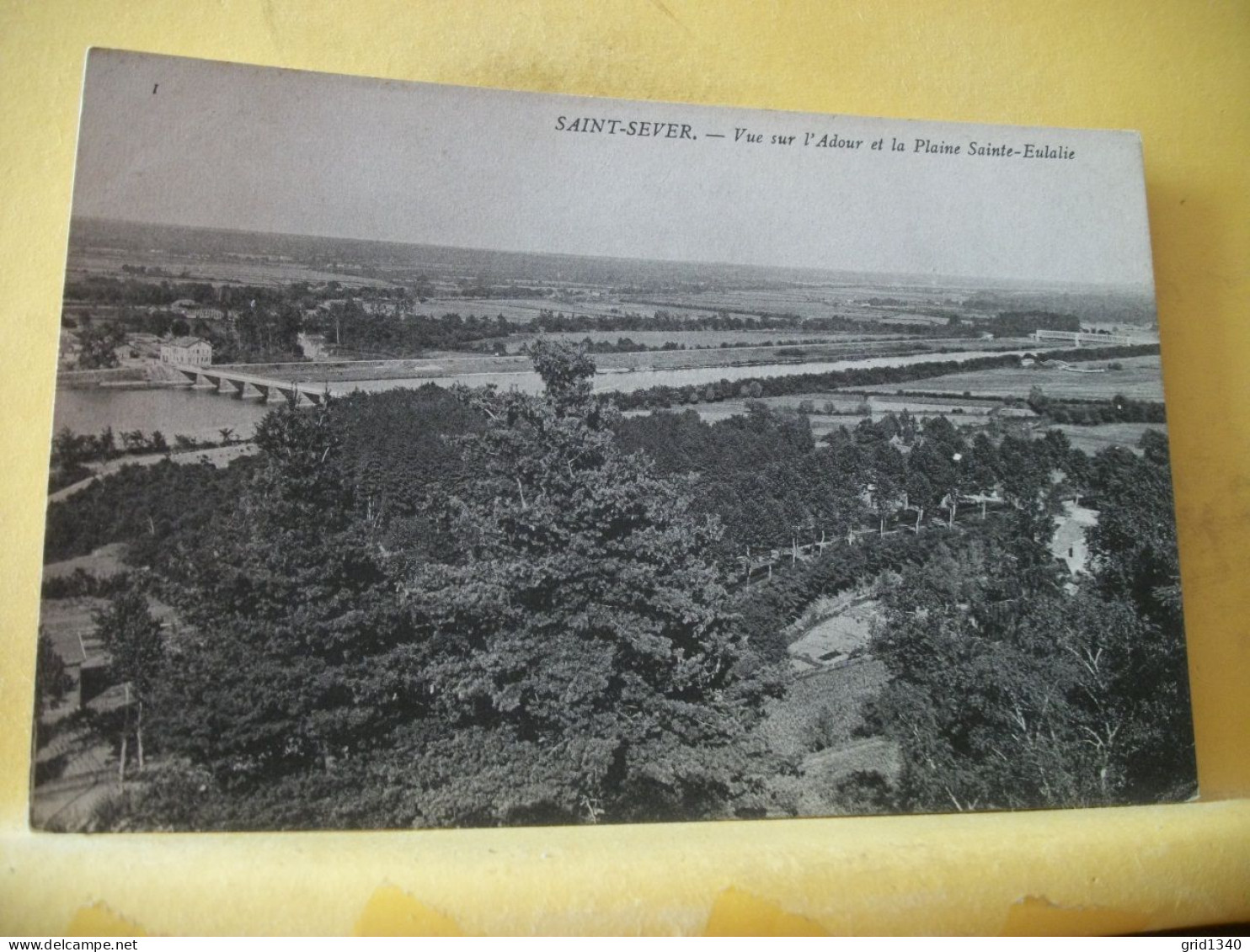 40 3109 CPA - 40 SAINT SEVER - VUE SUR L'ADOUR ET LA PLAINE SAINTE-EULALIE - Saint Sever