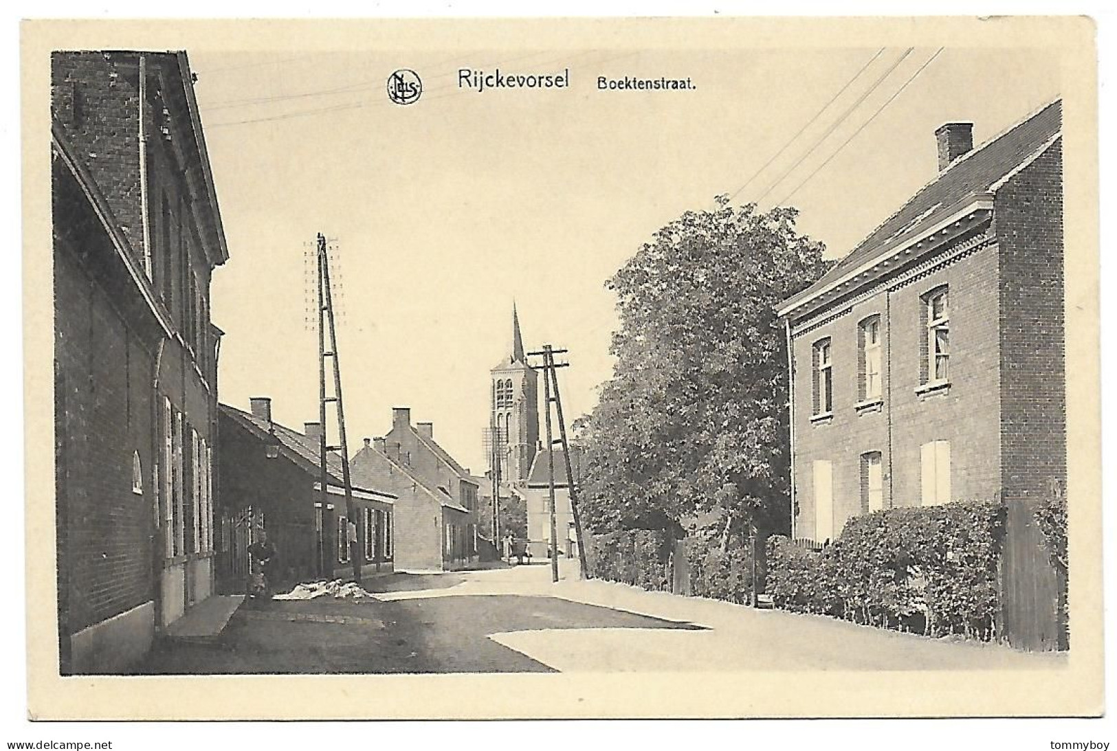 CPA Rijckevorsel, Boektenstraat - Rijkevorsel