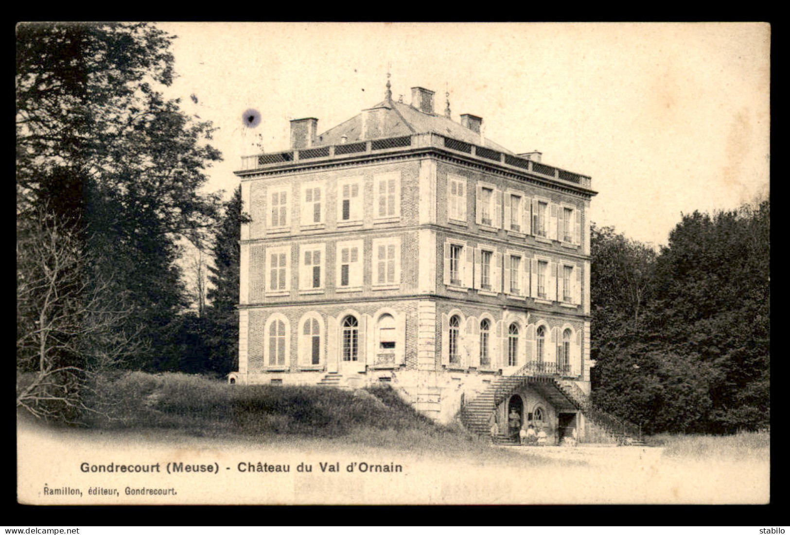 55 - GONDRECOURT - CHATEAU DU VAL D'ORNAIN - EDITEUR RAMILLON - Gondrecourt Le Chateau