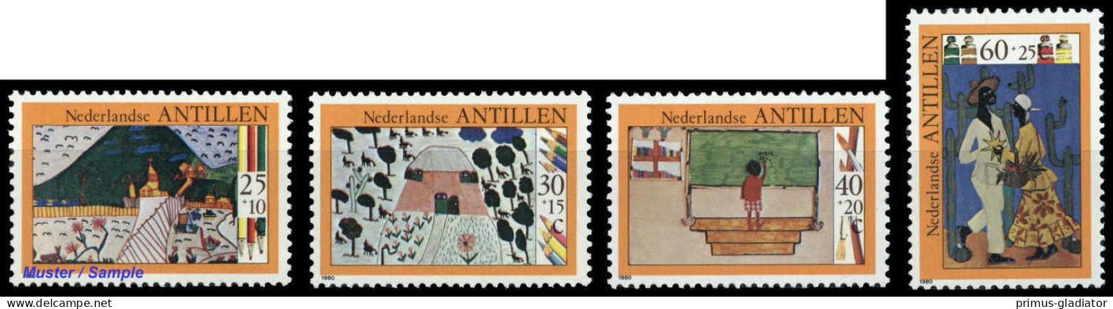 1980, Niederländische Antillen, 432-35, ** - Antilles
