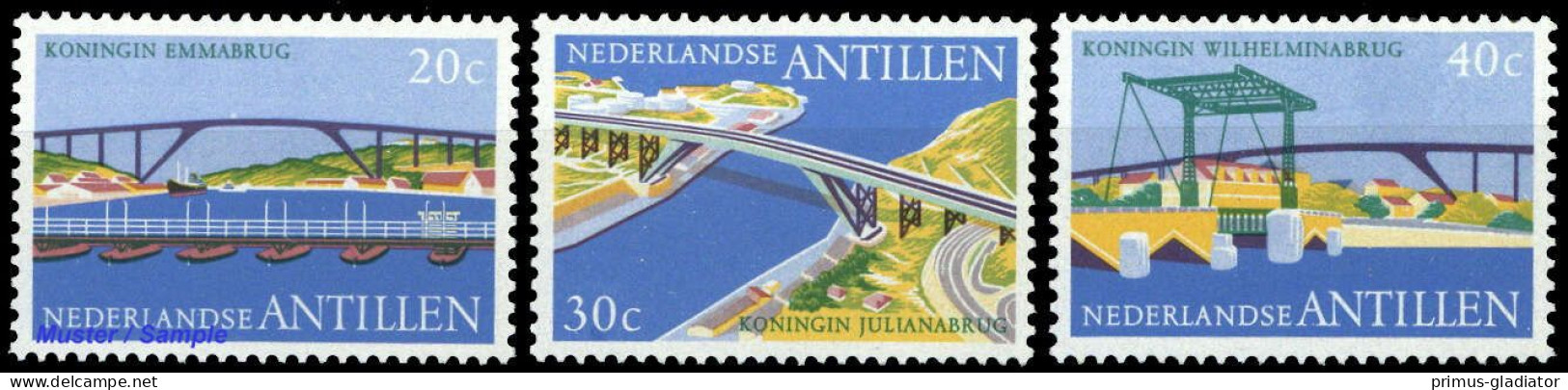1975, Niederländische Antillen, 292-94, ** - Antillen